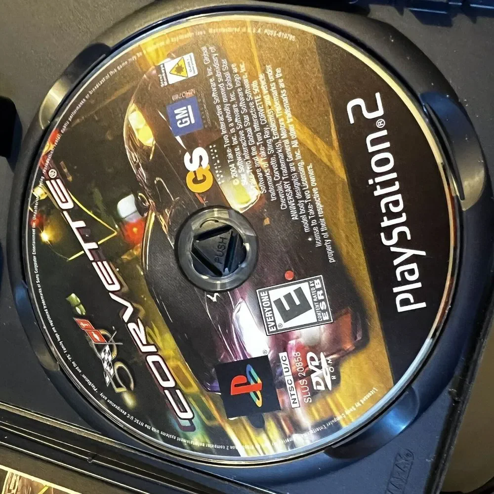 Corvette PlayStation 2 PS2 Game 50th Anniversary Racing Global Star‎ SLUS-20858